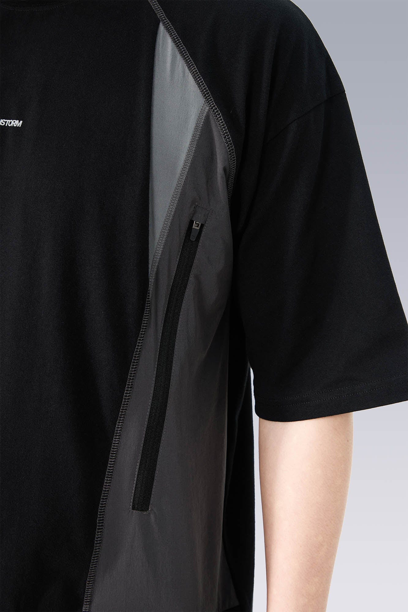 Paneled Multi-Pocket T-Shirt