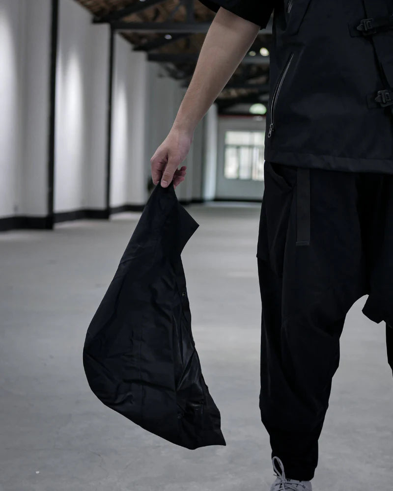 Cyberpunk Functional Waterproof Detachable Sleeves Jacket