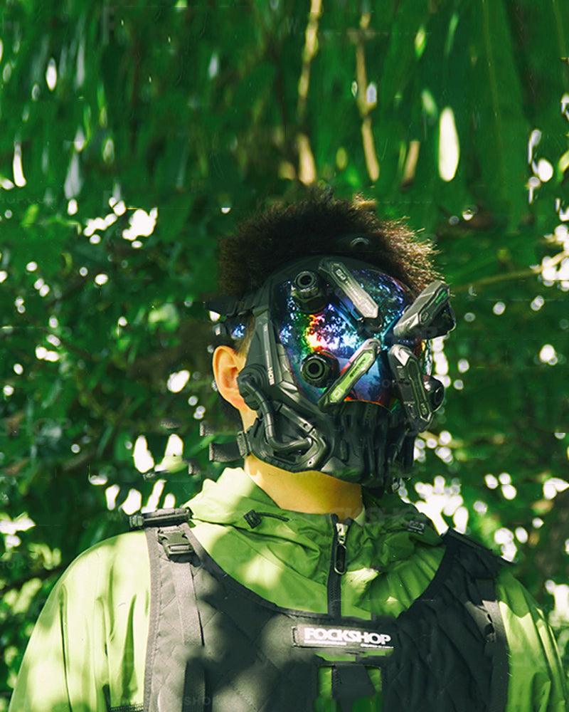 Future Envoy LED Cyberpunk Helmet Mask