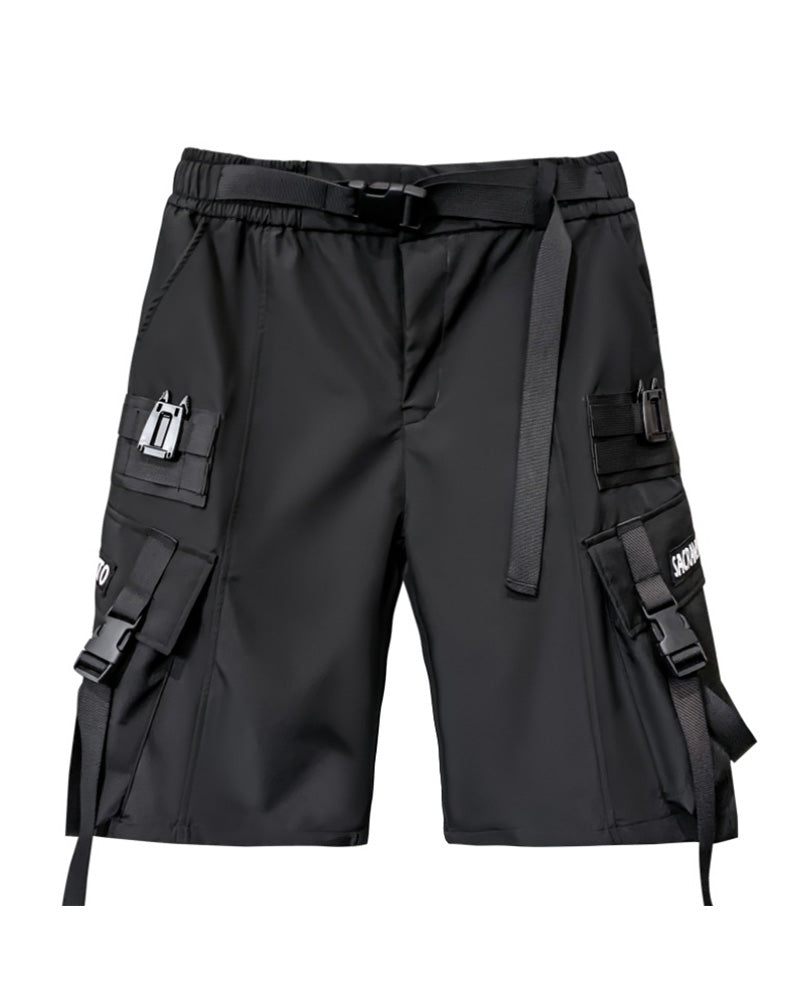 Techwear Multi-Pocket Cargo Shorts