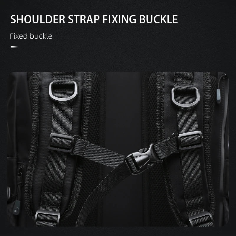 Cyberpunk Techwear Large-Capacity Backpack