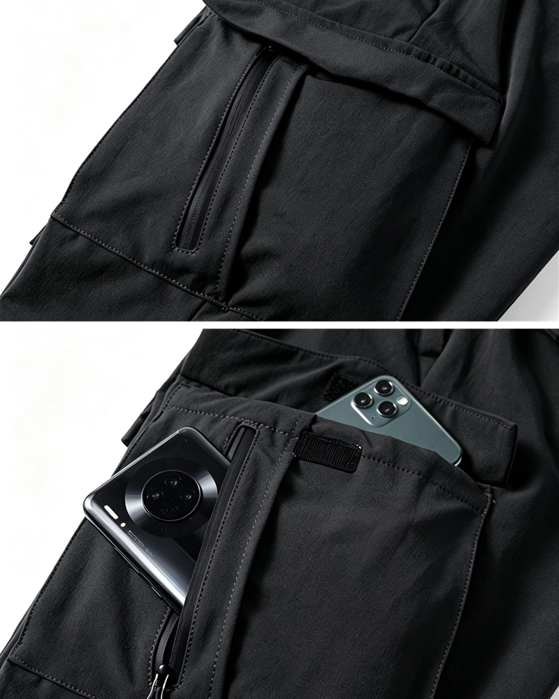 Techwear Drawstring Cuff Casual Pants