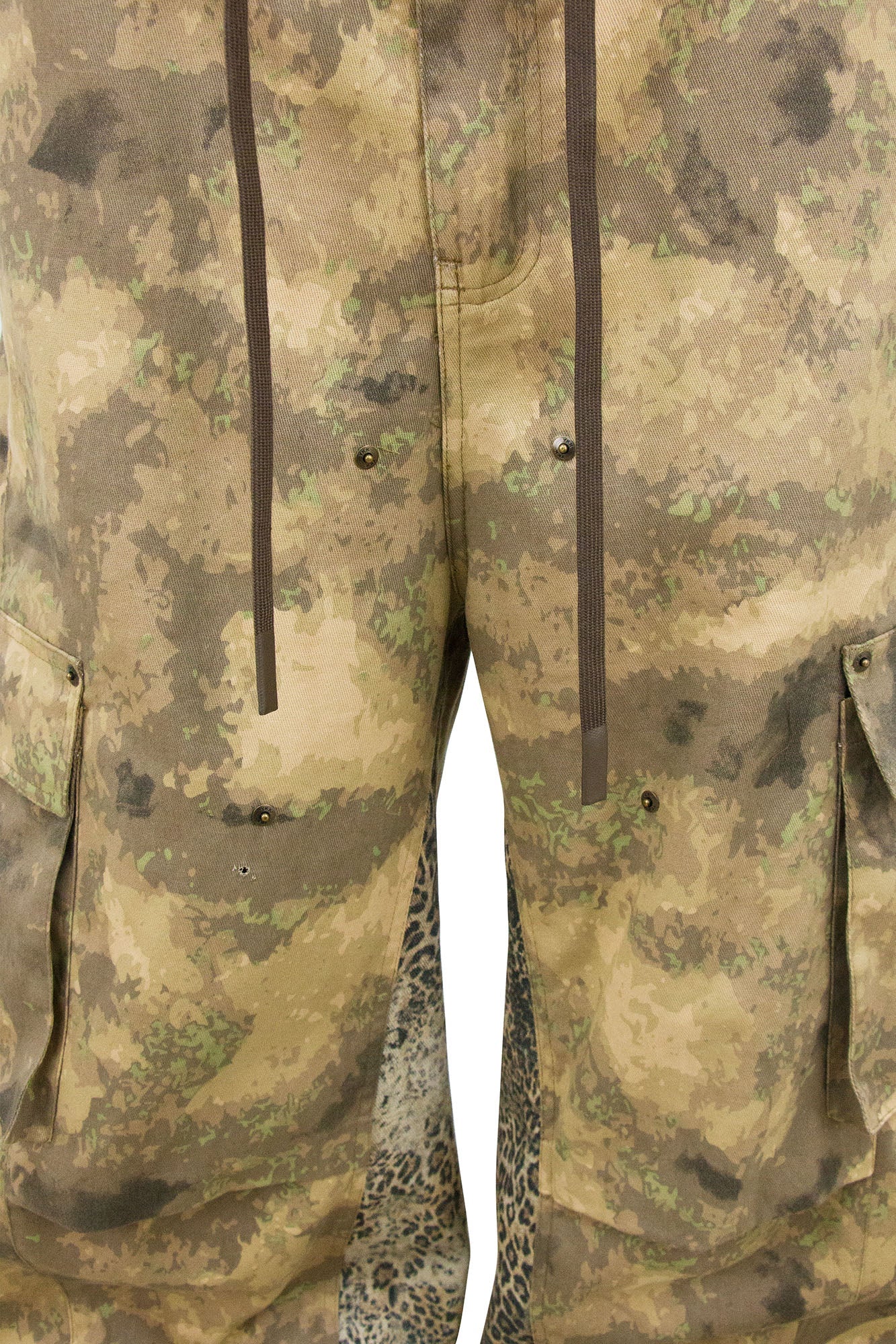 Leopard Panel Camo Cargo