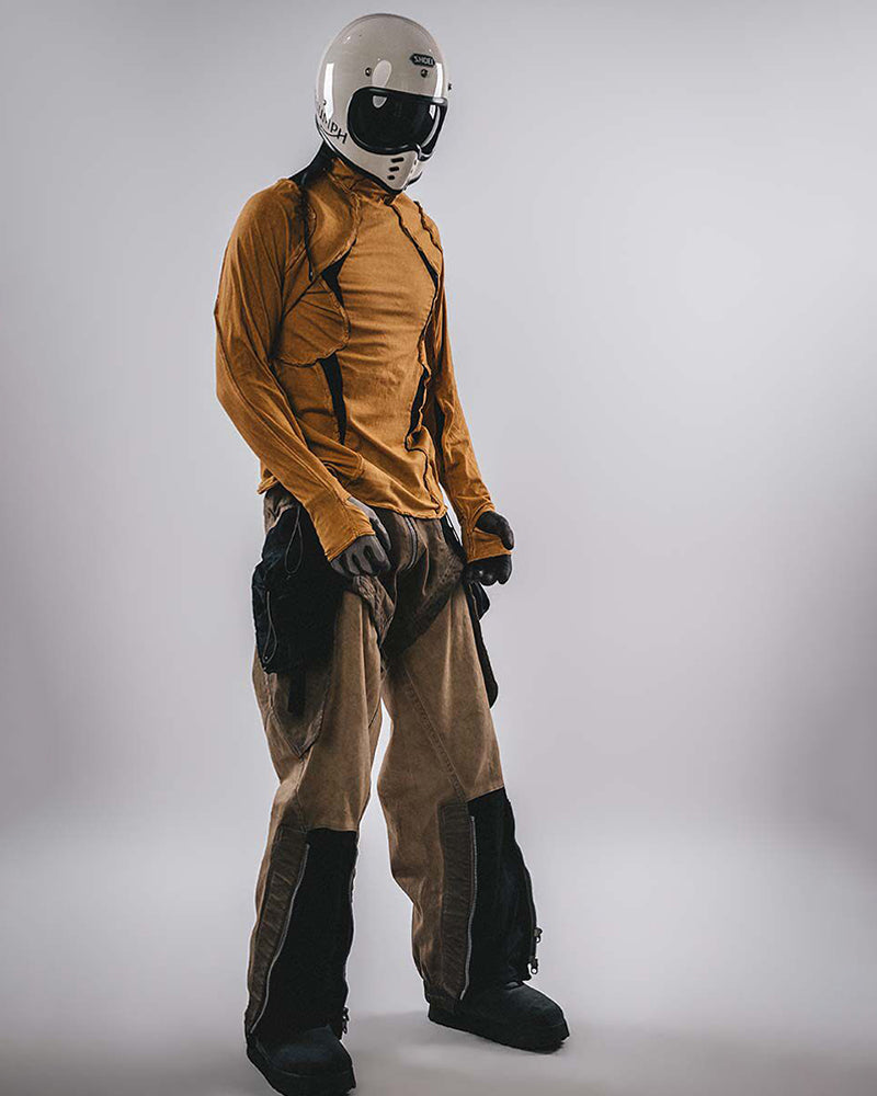 Spliced Wasteland Washed Tech Cargo Pants