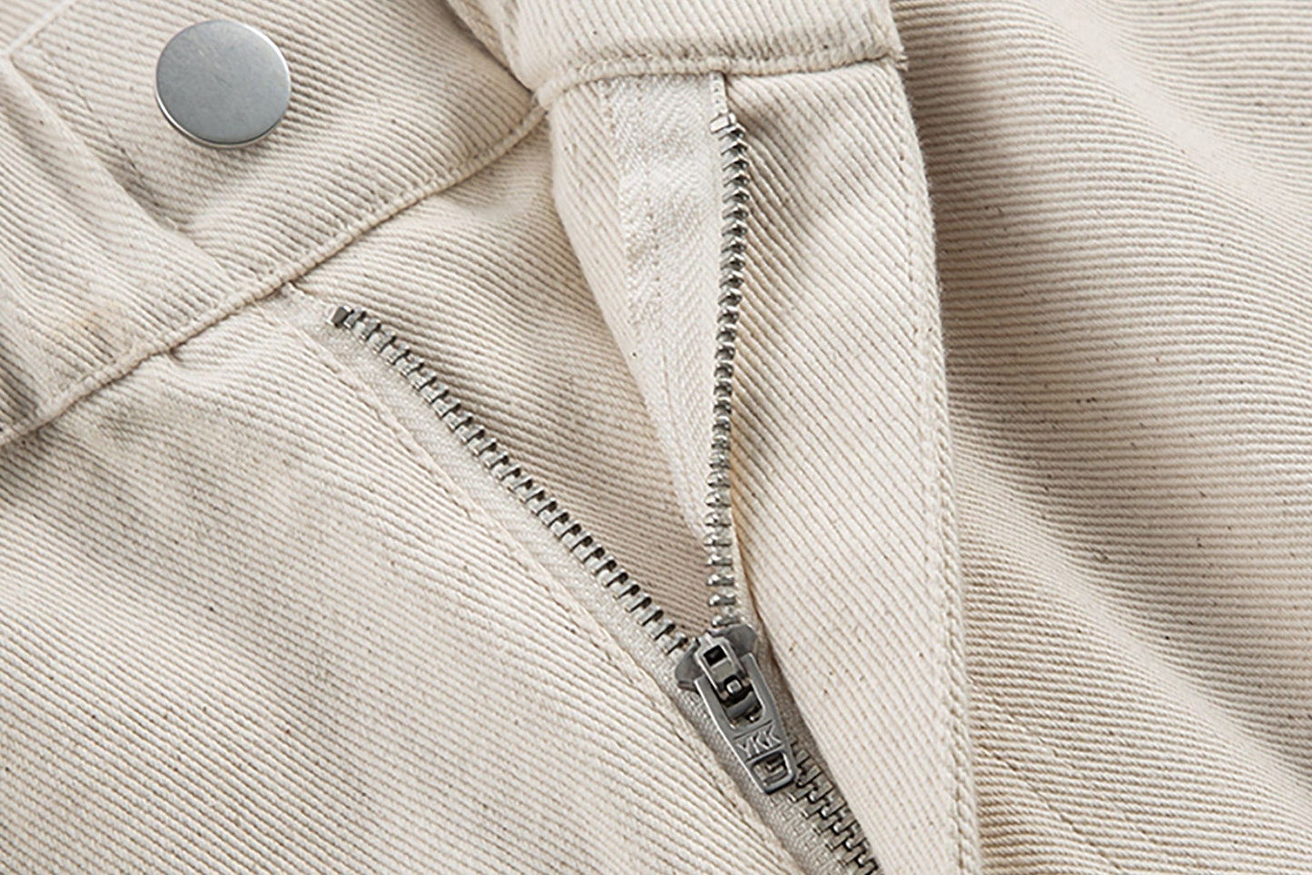 Layered Spliced Frayed-Edge Shorts