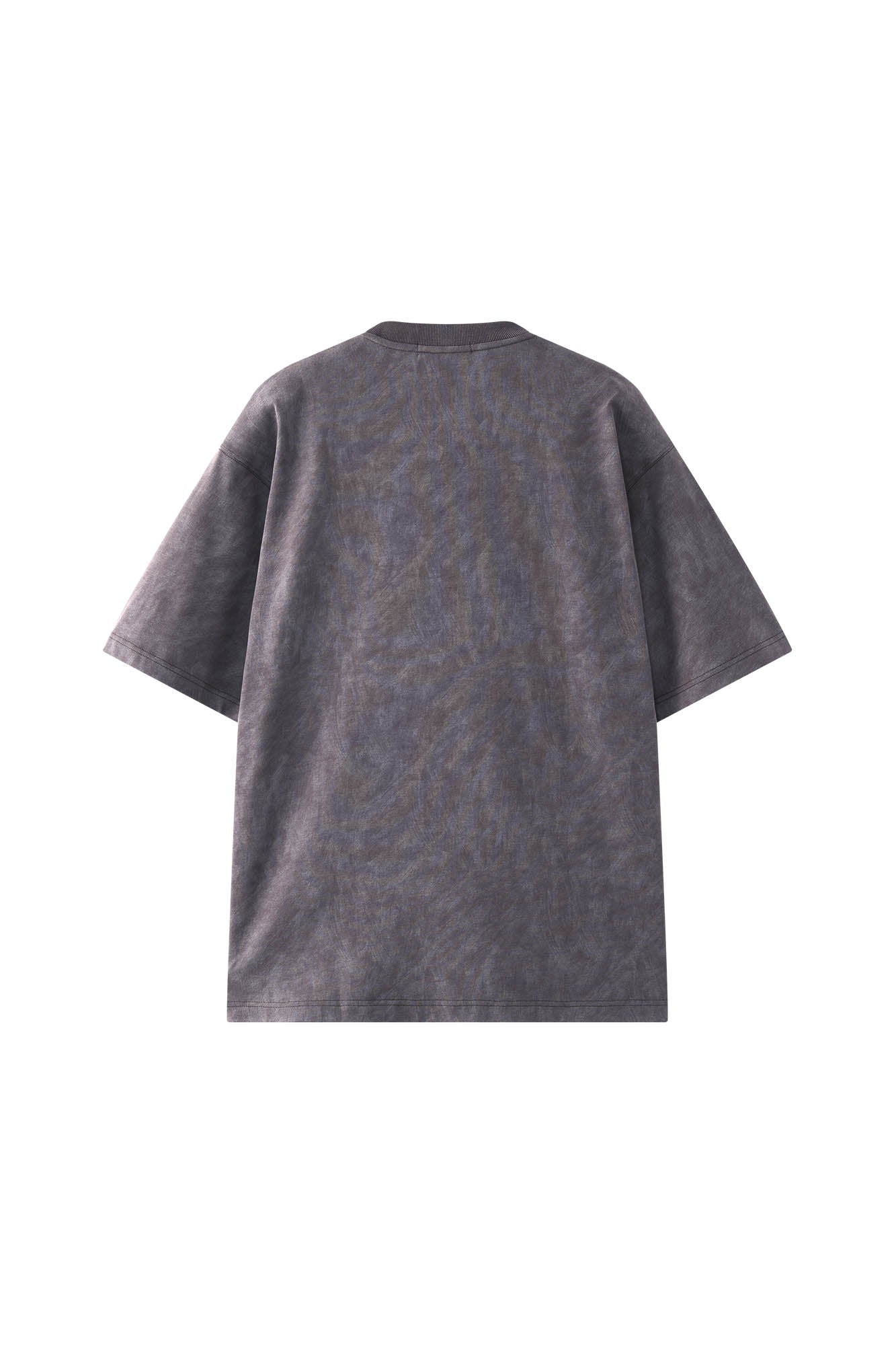 Scratch Spliced Washed T-Shirt