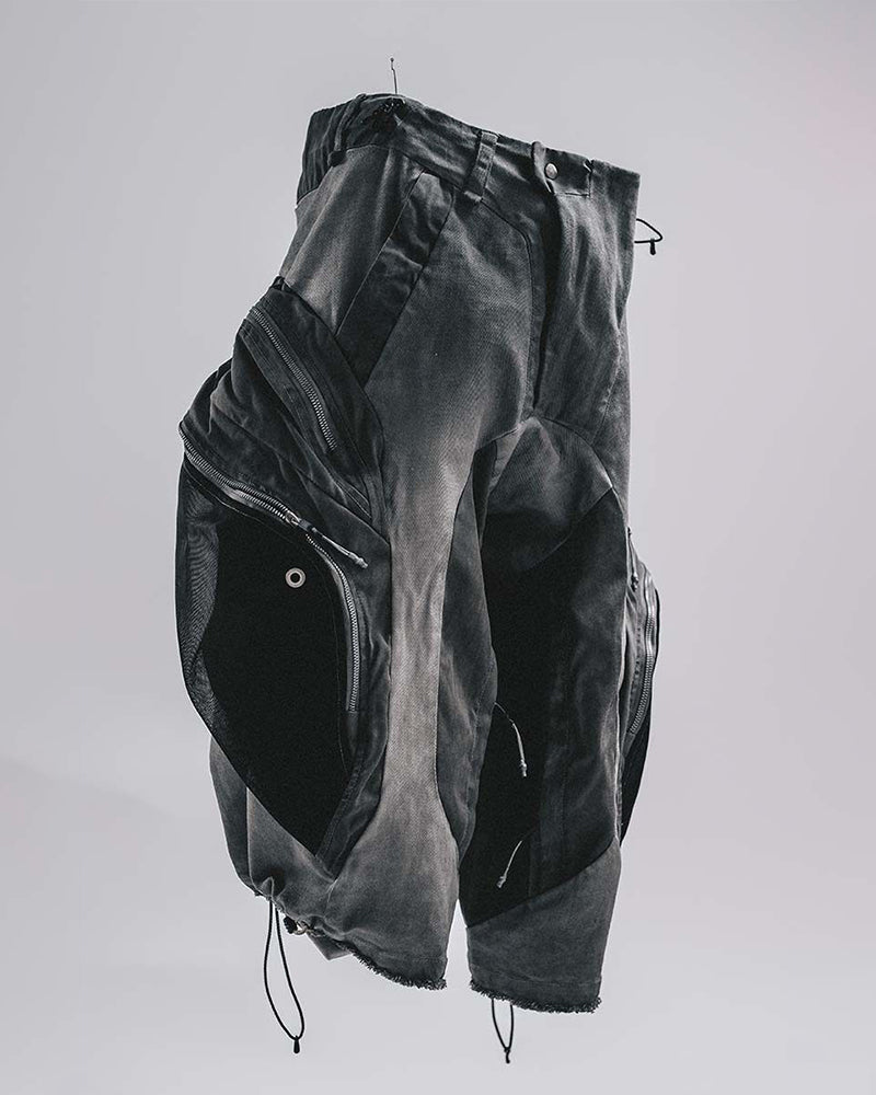Nightfall Two-Tone Tactical Cropped Cargo Pants