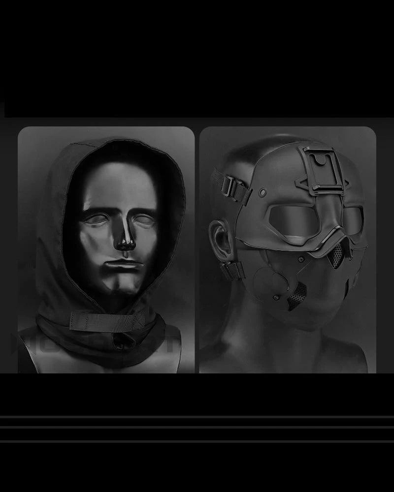 Wild Survival Hood Full Face Mask Set