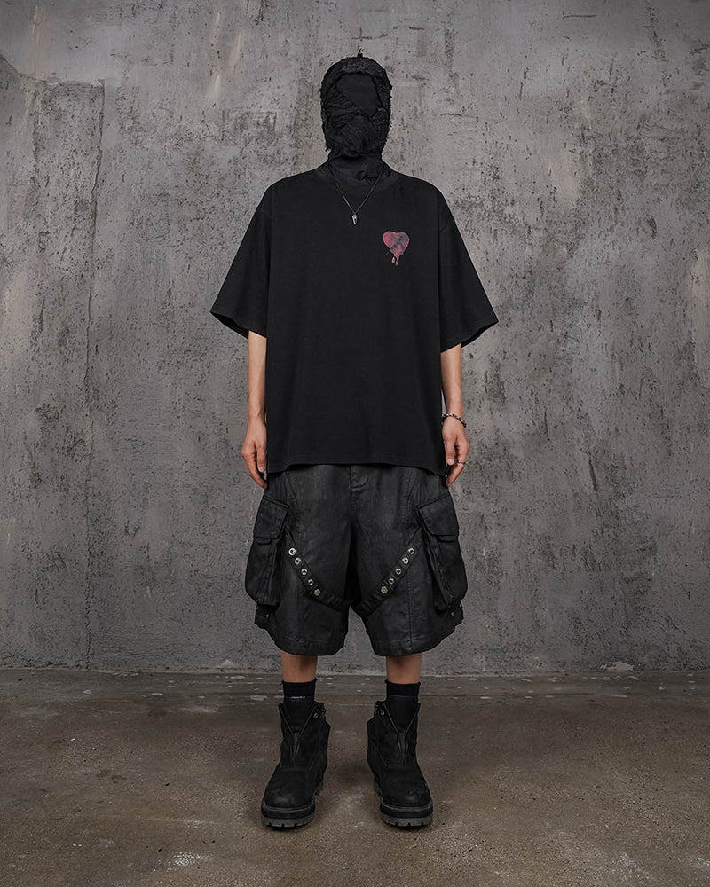 Bandaged Waxed Shorts