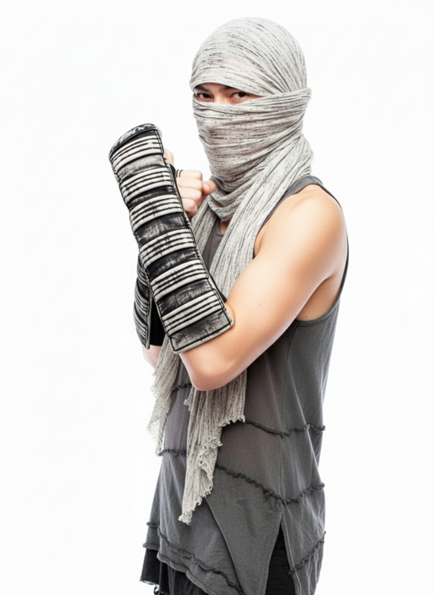 Dune Wasteland Heavy Distressed Arm Sleeves