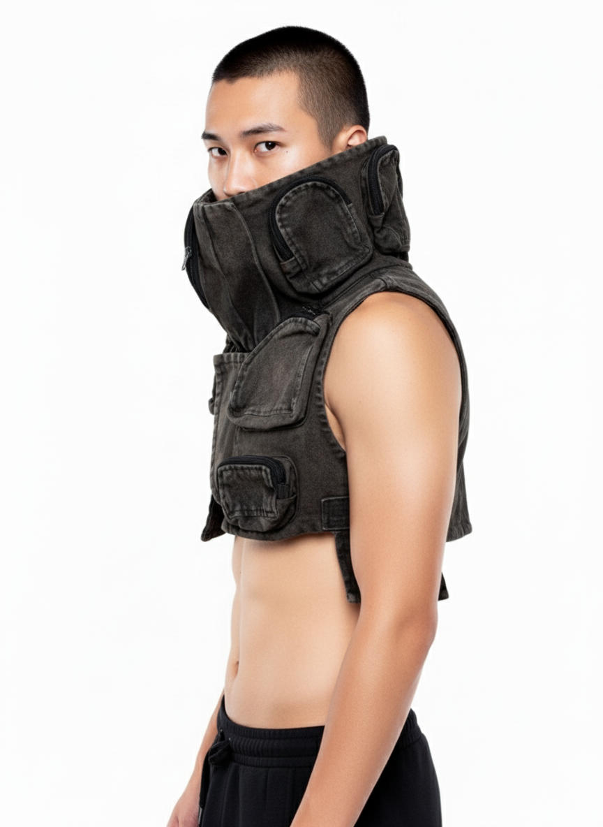 Dune Wasteland Asymmetric Cargo Vest