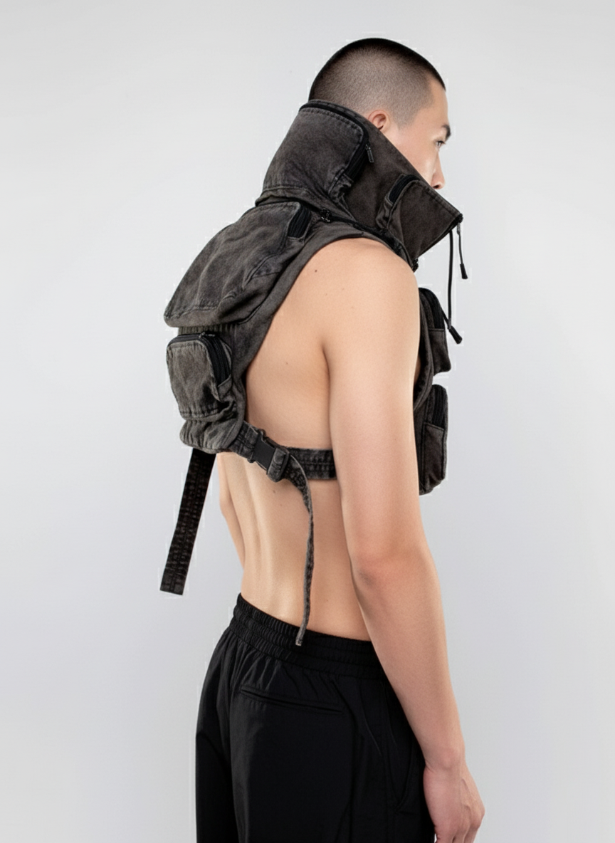 Dune Wasteland Asymmetric Cargo Vest