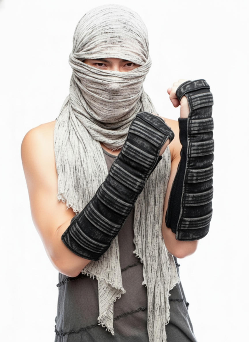 Dune Wasteland Heavy Distressed Arm Sleeves