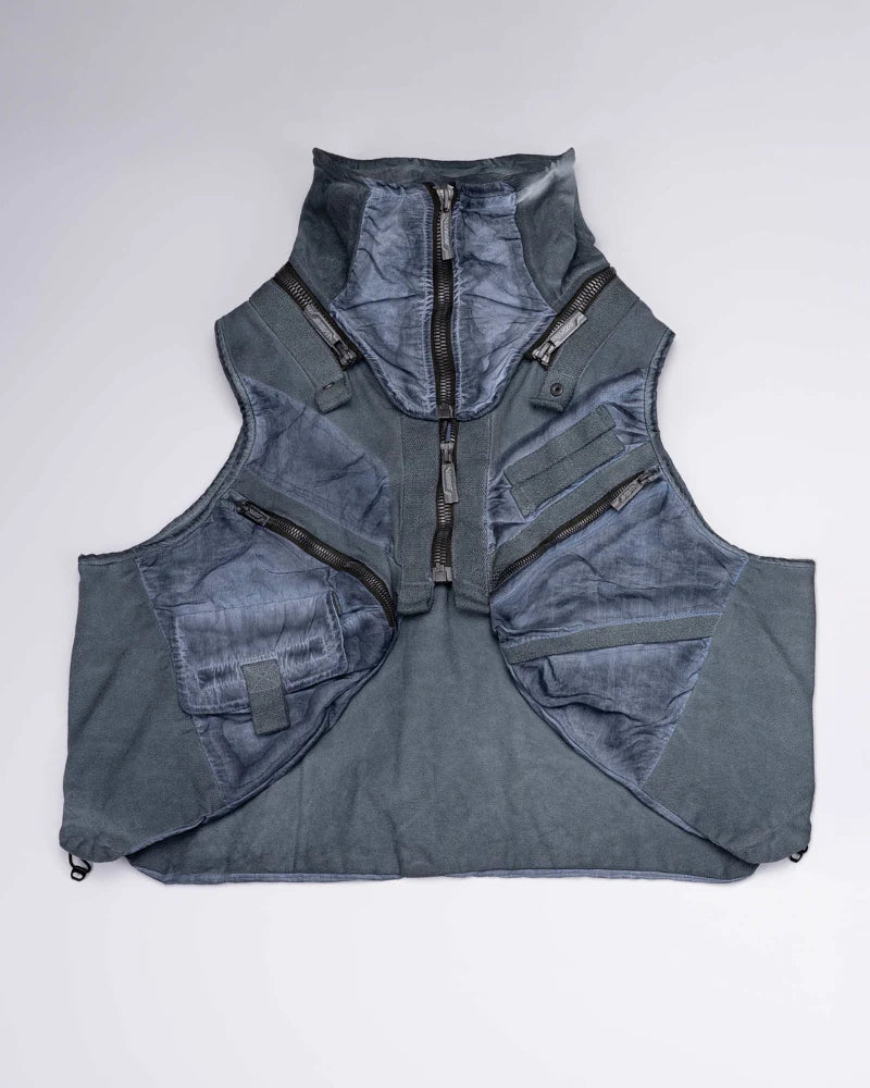 Wasteland Style Asymmetrical 3D Bag Detachable Vest