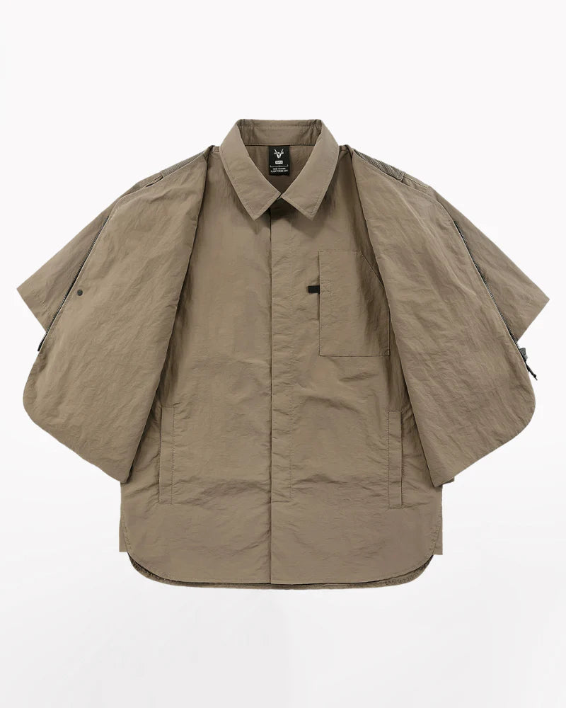 Functional Fake Two-Piece Short Sleeve Tech Shirt