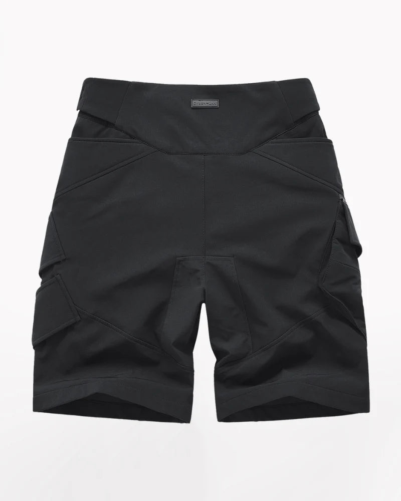 Functional Multi-Pocket Tech Cargo Shorts