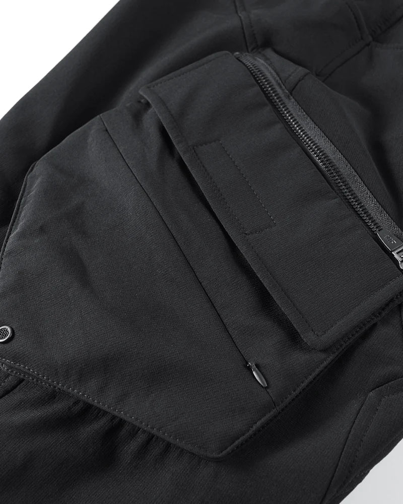 Functional Multi-Pocket Tech Cargo Shorts