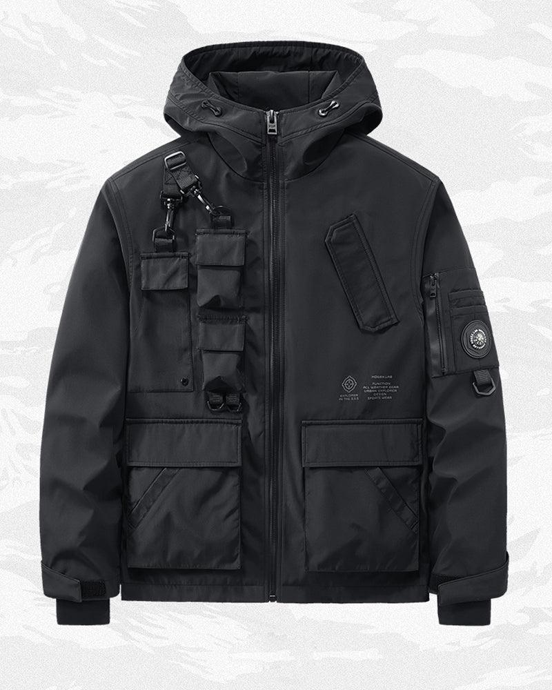 Functional Techwear Multi-Pocket Jacket