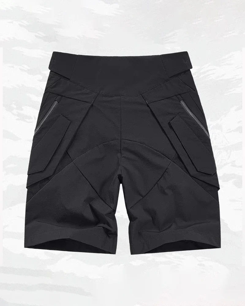 Functional Zipper Pockets Cargo Shorts