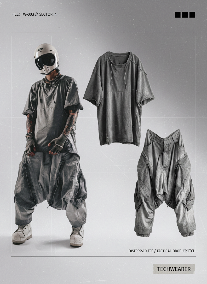 TW-003｜Post-Apocalyptic Wear Set Top / Bottom