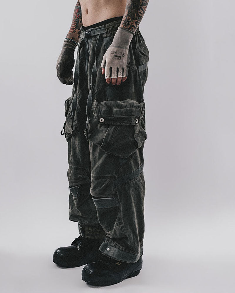 Distressed Denim Wasteland Casual Pants