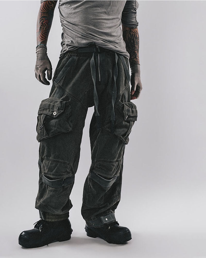 Distressed Denim Wasteland Casual Pants