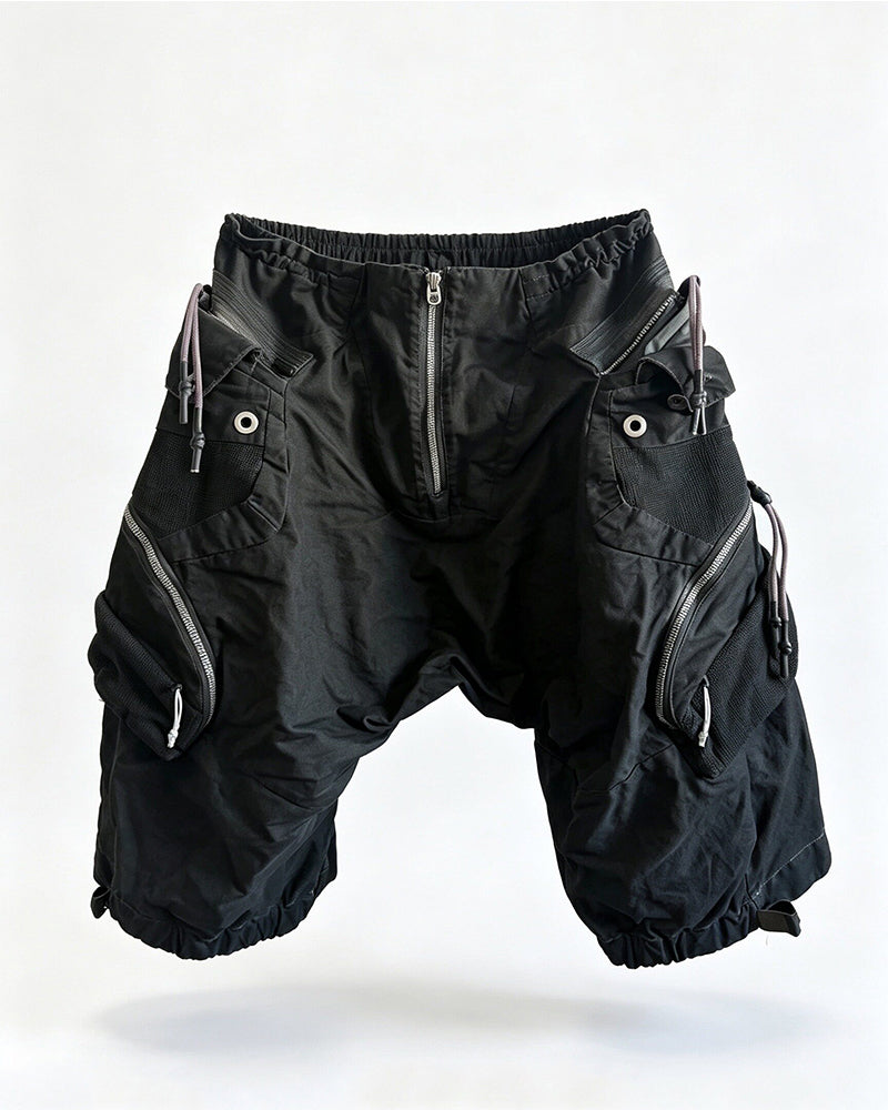 Post-Apocalyptic Wasteland Distressed Cargo Shorts
