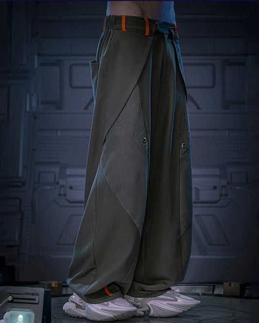 Cyberpunk Outfits Invisible Street Unisex Loose Pants