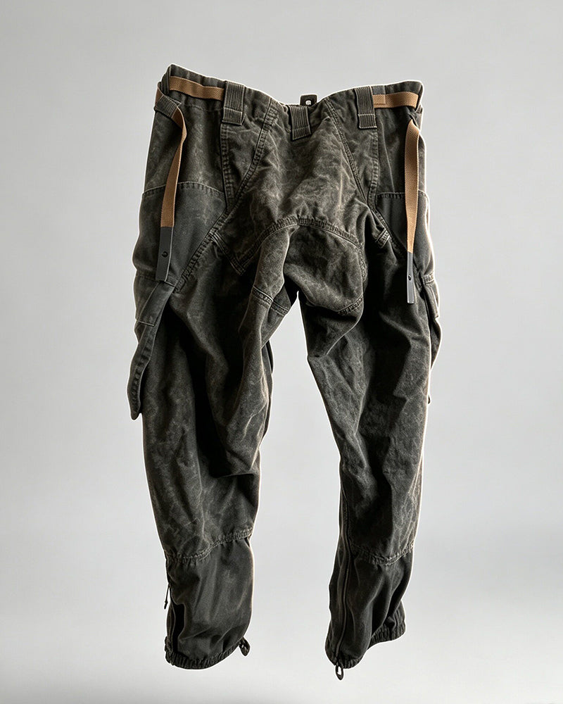 Post-Apocalyptic Distressed Wasteland Tactical Cargo Pants