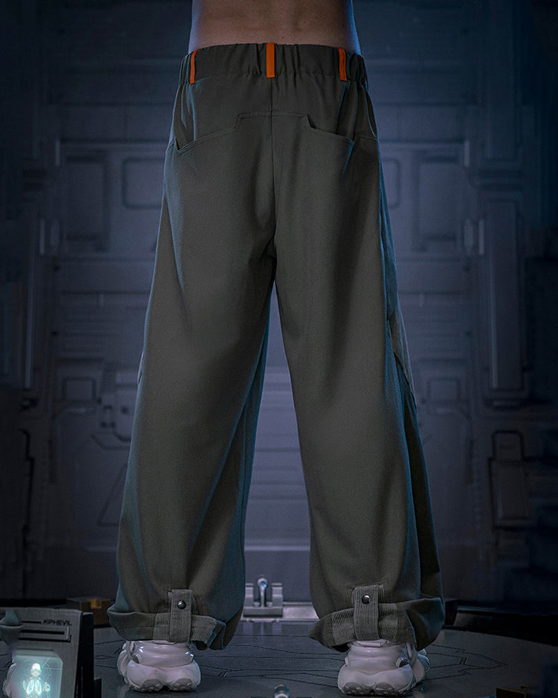 Cyberpunk Outfits Invisible Street Unisex Loose Pants