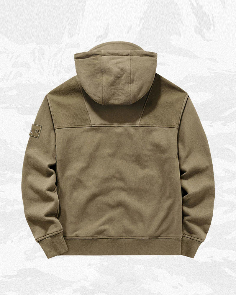 Tactical Multi-Pocket Mask Hoodie