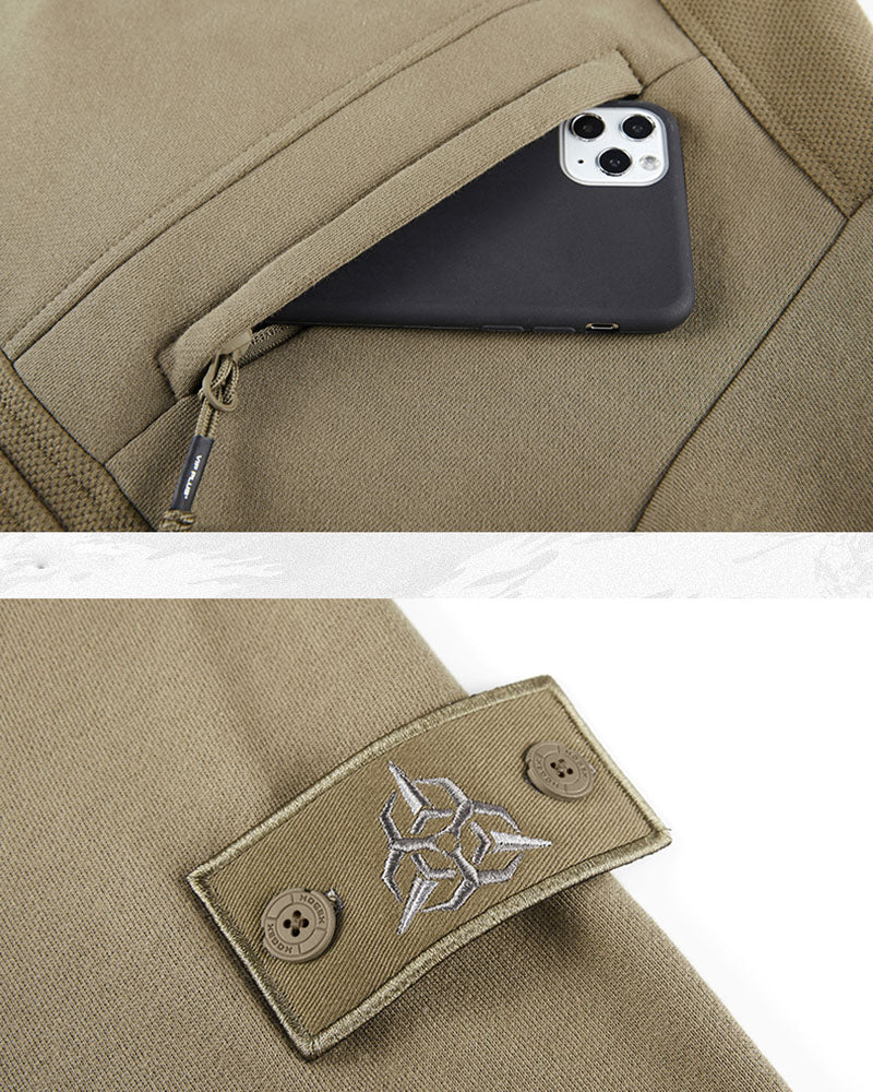 Tactical Multi-Pocket Mask Hoodie