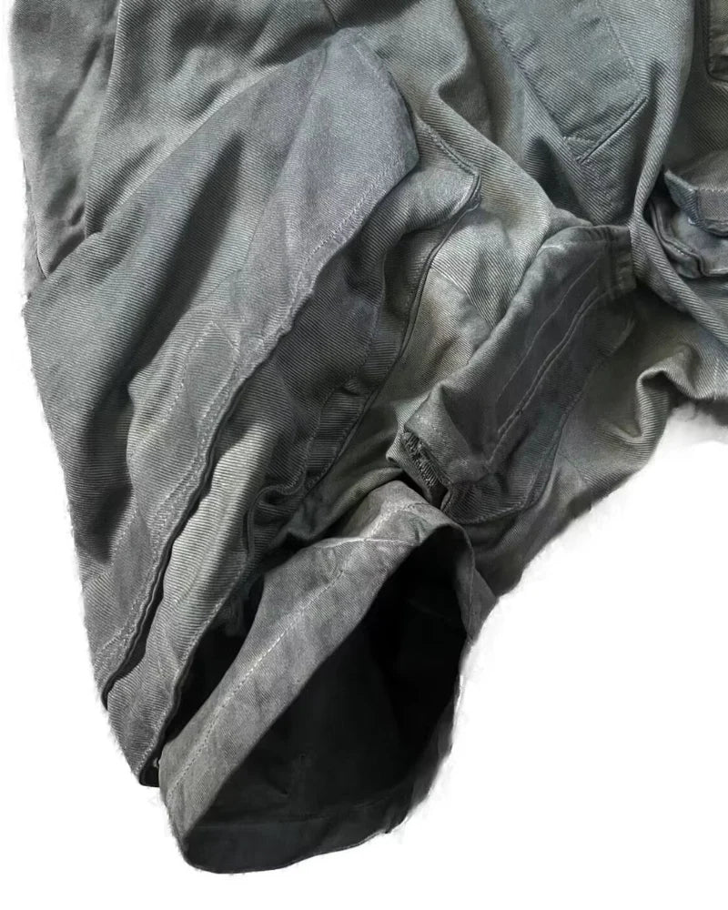Post-Apocalyptic Wear Functional 3D Pocket Cargo Shorts