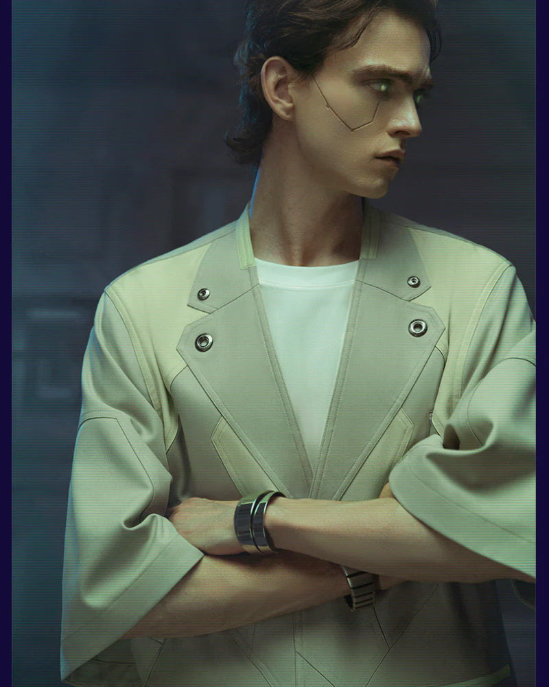 Cyberpunk Outfits Demiurge IV Short Sleeve Suit