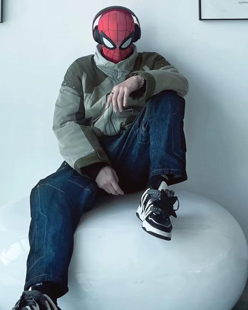 Cyberpunk Outfits Heavy Mecha Baggy Unisex Jeans
