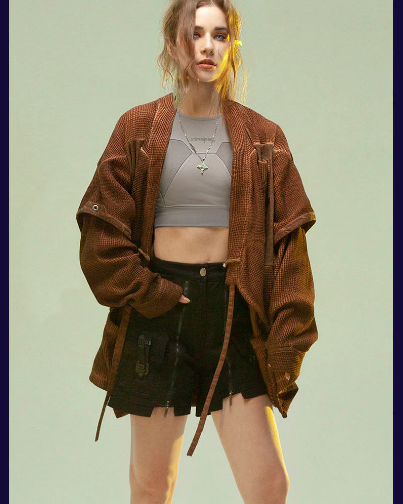 Cyberpunk Outfits Matrix Survivor Ninja Kimono Jacket