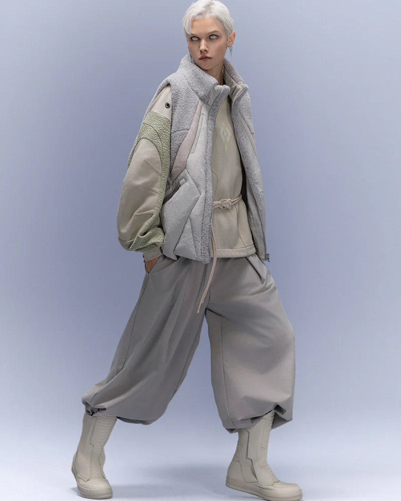 Cyberpunk Outfits Stand-Collar Lightweight Winter Down Vest