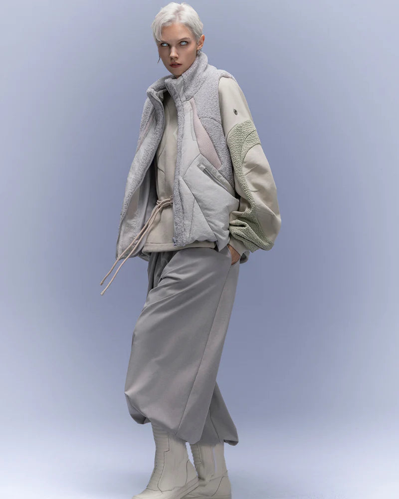 Cyberpunk Outfits Stand-Collar Lightweight Winter Down Vest