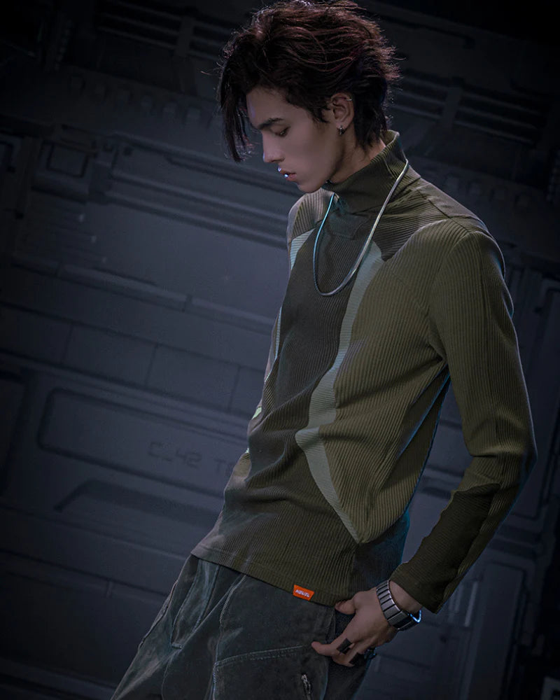 Cyberpunk Outfits Unisex Turtleneck Sweatshirt