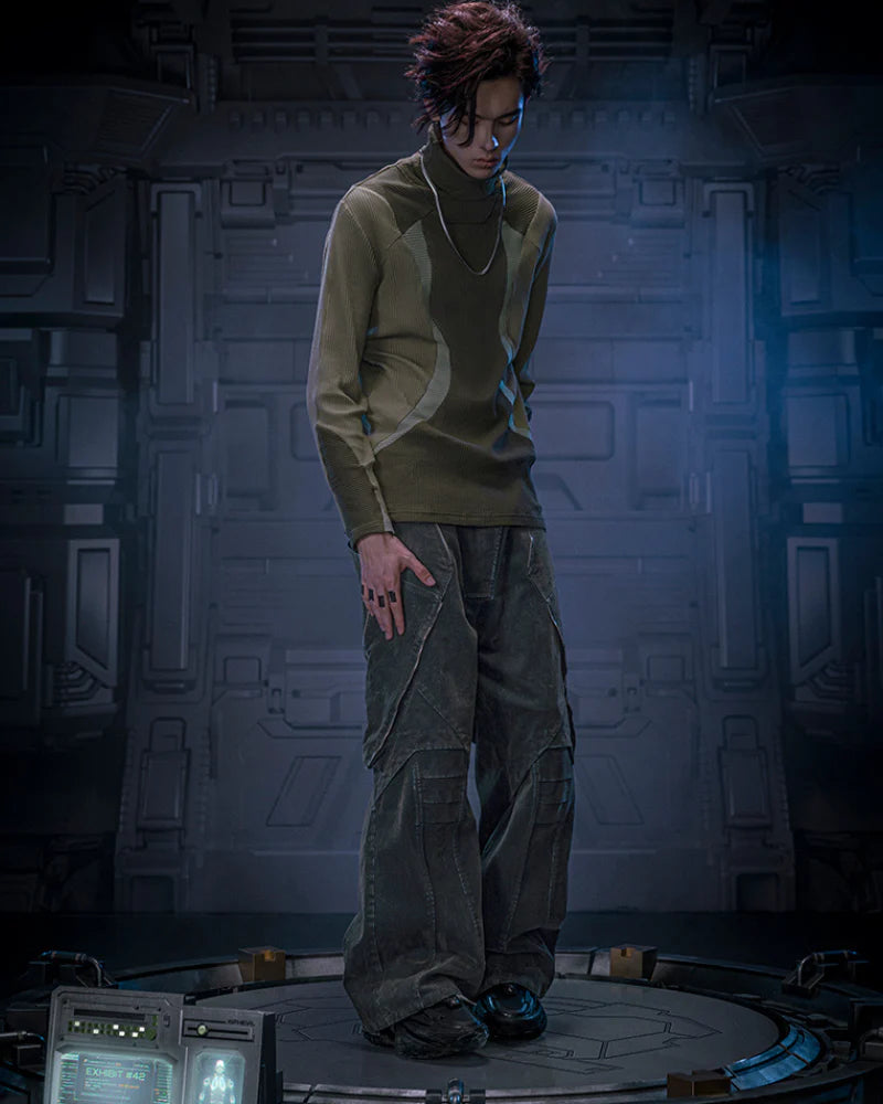 Cyberpunk Outfits Unisex Turtleneck Sweatshirt