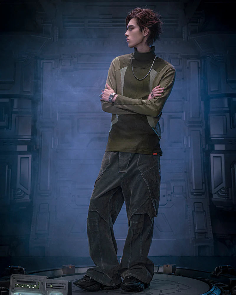 Cyberpunk Outfits Unisex Turtleneck Sweatshirt