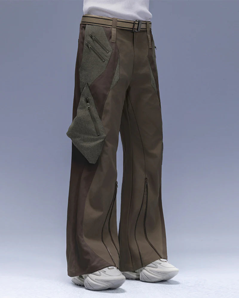 Cyberpunk Outfits Wide-Leg Techwear Pants