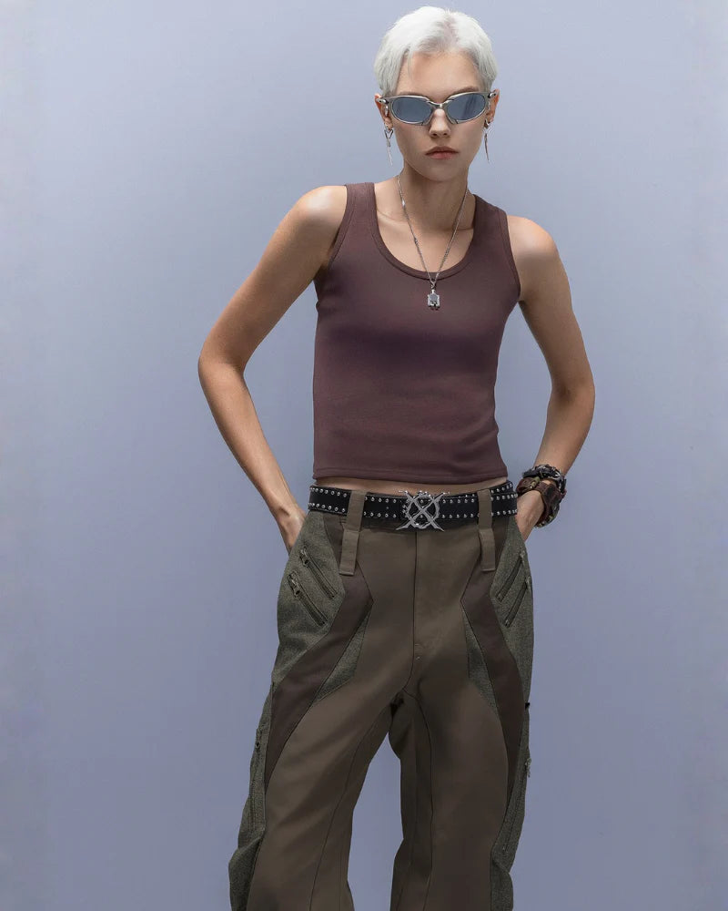 Cyberpunk Outfits Wide-Leg Techwear Pants