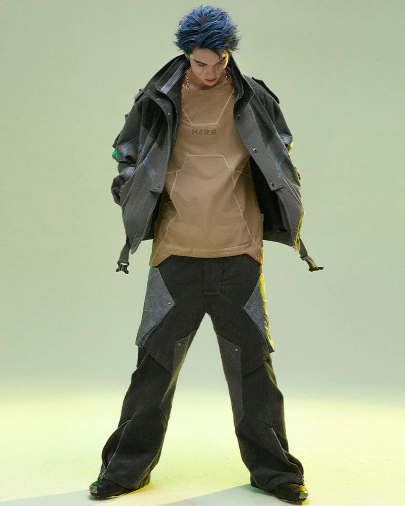 Cyberpunk Shadow Patrol Corduroy Pants