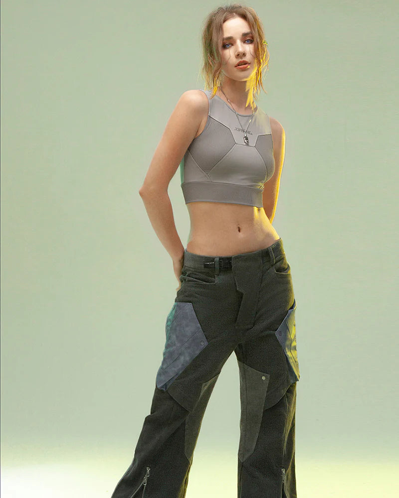 Cyberpunk Shadow Patrol Corduroy Pants