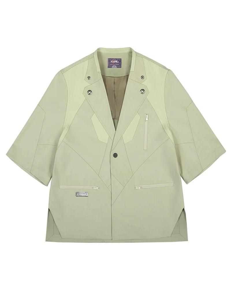 Cyberpunk Outfits Demiurge IV Short Sleeve Suit