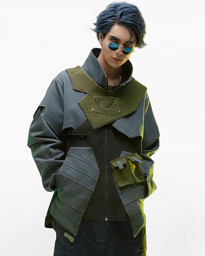 CBP-011-X｜Cyberpunk Techwear Set Top / Bottom