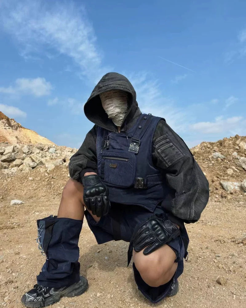 Cyberpunk Outfits Operative Detachable Two-Piece Pants