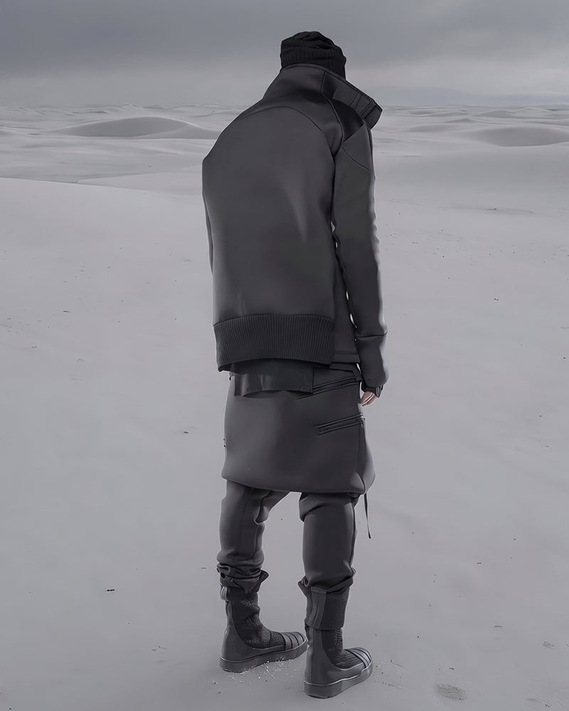 Wasteland Futuristic Asymmetric Jacket