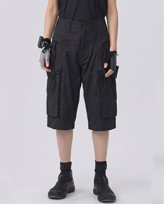 Wasteland Waxed Cotton Cargo Shorts